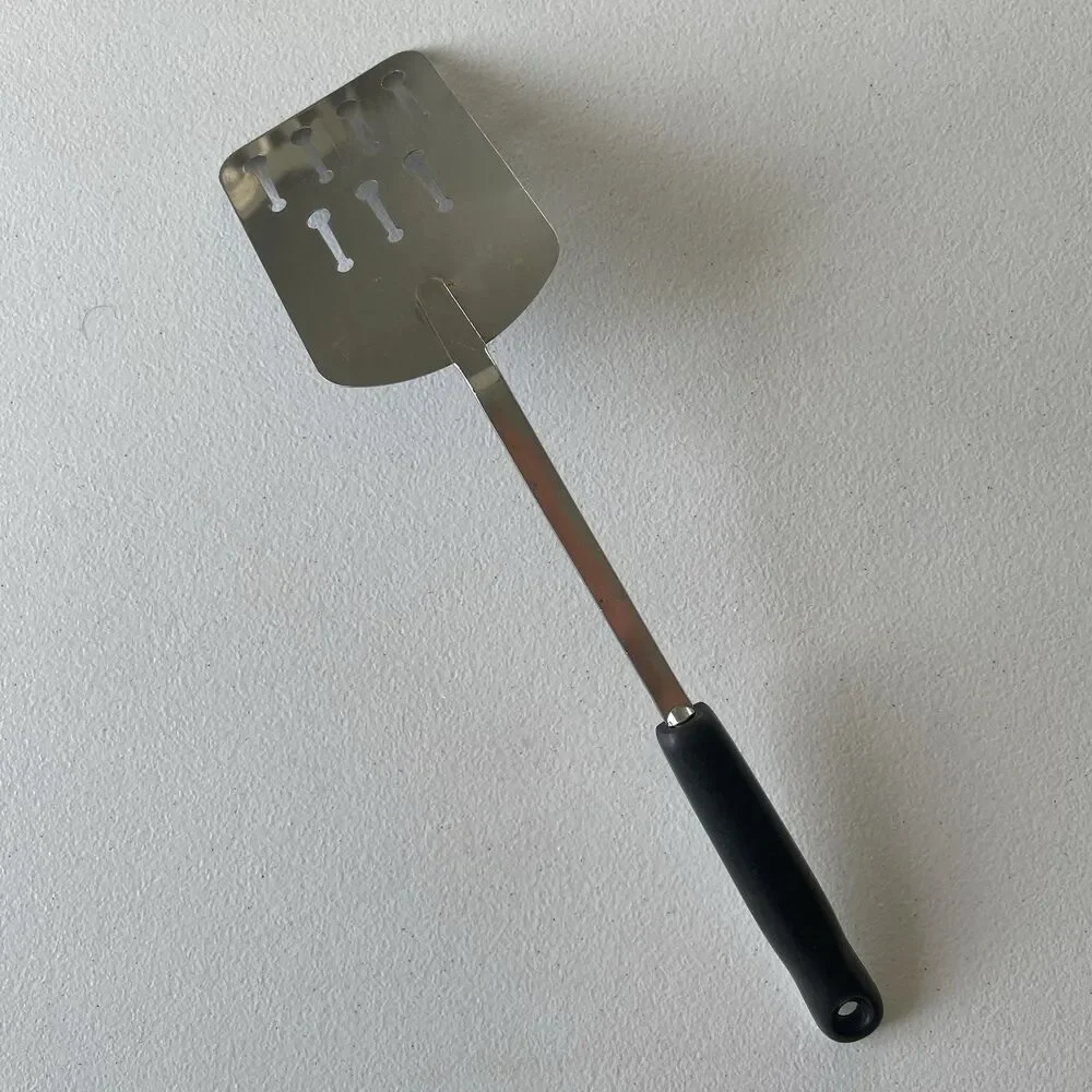 Ekco USA Vintage Chromium Plated Spatula Tuner Flipper Floral Cooking Utensil